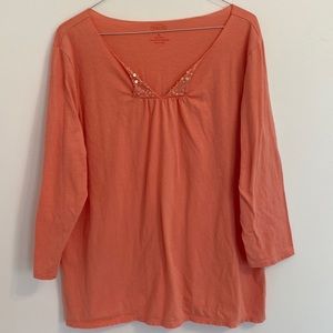 Talbots Women’s Top 3/4 Sleeve